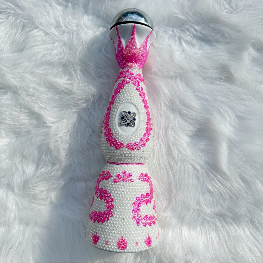 Bedazzled Clase Azul Bottle (EMPTY) Decanter Bar Decor Bling - Bar Cart Decor